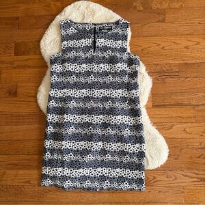 Karl Lagerfeld sleeveless floral split neck dress